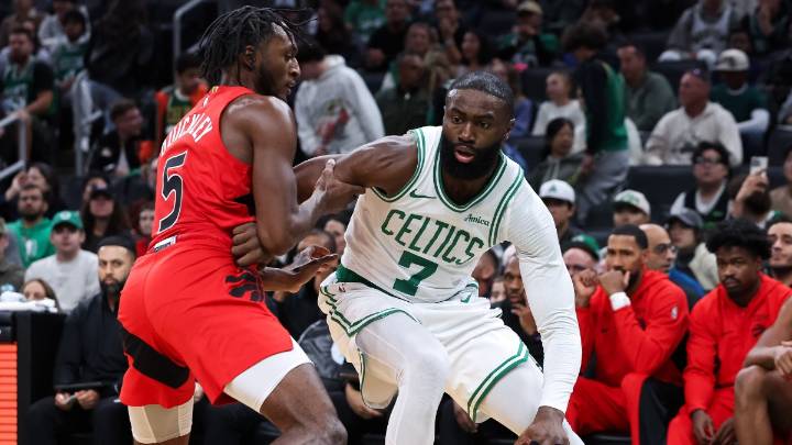 Celtics star Jaylen Brown provides update after hamstring injury
