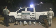 Guardia Nacional asegura presunta droga y vapeadores al interior de una empresa de paquetería en Culiacán