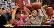 AAP leads padyatra against BJP’s false promise of free gas cylinders every Holi & Diwali