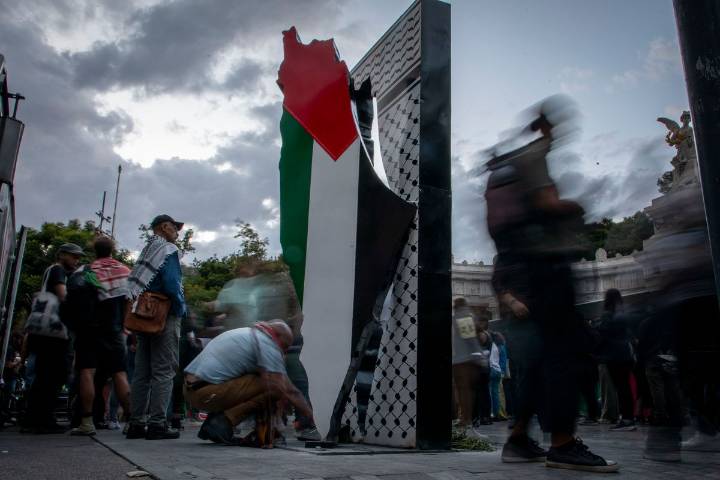 Inician jornada de ayuno y oración en antimonumento por Palestina