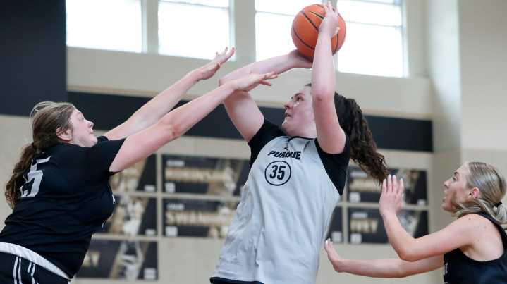 Lana McCarthy trained with Katie Gearlds for Purdue women's basketball