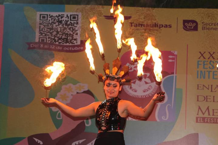 Vive San Fernando una candente noche con el espectáculo “Danzas de Fuego” de Cirque