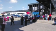 Bloquean autopista México-Puebla por obras en Valle de Chalco