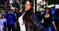 Madison Beer Turns T‑Shirt Tuck into a Style Statement