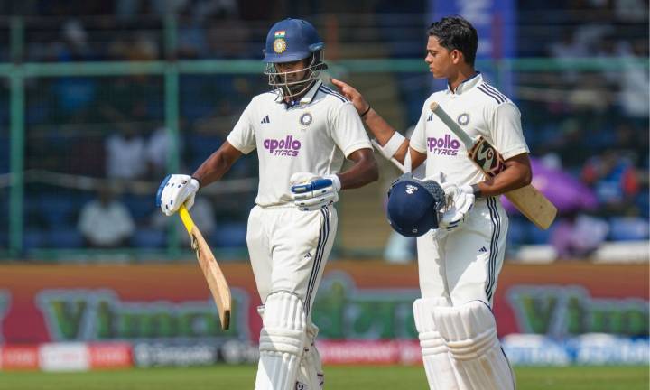 Tea: Jaiswal smashes his way to 7th ton, Sudharsan on 71 as India score 220/1