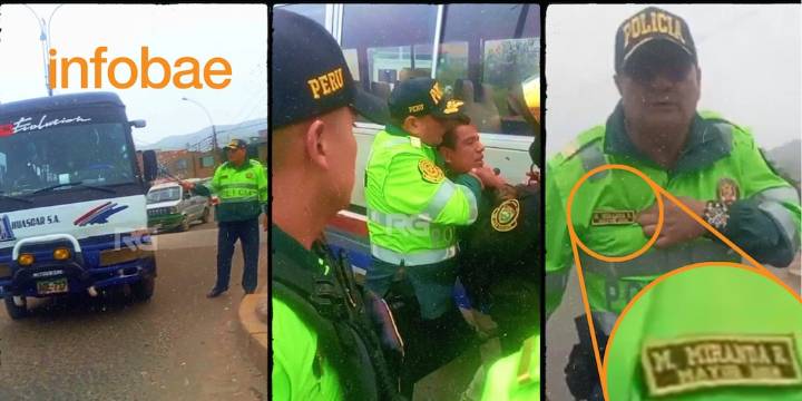 Policía rompe espejo de transportista y lo agrede por acatar el paro de transportistas: “me denuncian, no tengo miedo”