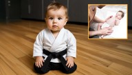 Baby Attains 3rd-Degree Blackbelt In Rolling Out Of Diaper Changes