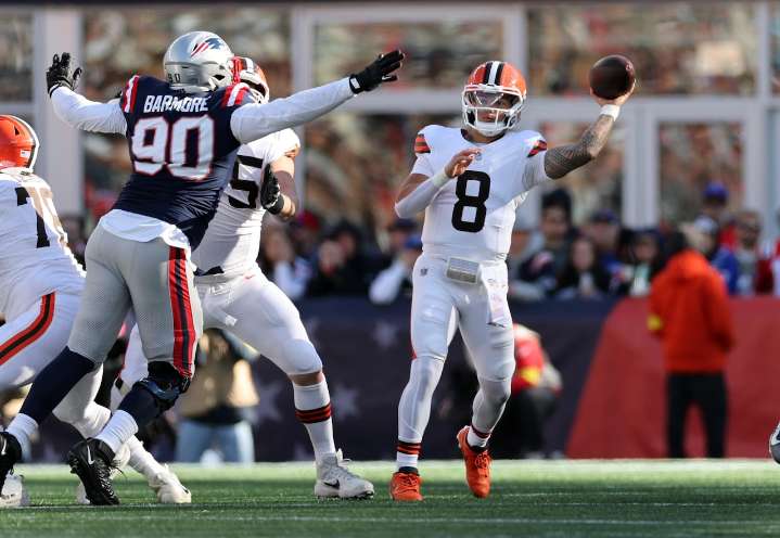How Dillon Gabriel, Harold Fannin Jr. and the rest of the Browns offense graded vs. the Patriots