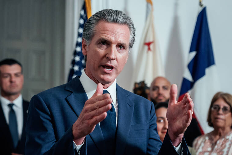 Newsom says he will consider a 2028 presidential run after the midterms