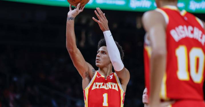 Hawks’ Jalen Johnson doesn’t miss a beat in exhibition opener against Rockets