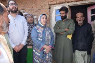 Sakeena Itoo visits fire-affected families in Kulgam district, extends financial assistance