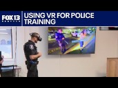 WA police recruits training with VR