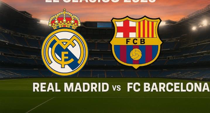 Real Madrid vs. FC Barcelona EN VIVO GRATIS — a qué hora juega, canales TV y dónde ver transmisión en directo por LaLiga 2025