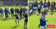 Chileno se desató en festejos: Marcelino Núñez comandó fiesta del Ipswich ante sus excompañeros
