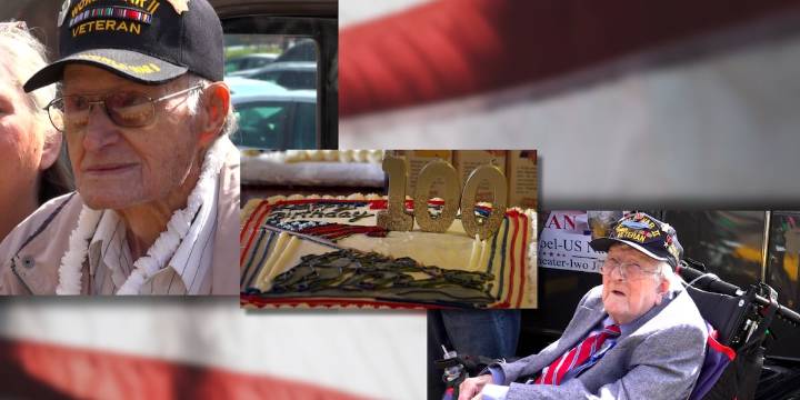 Community honors two WWII veterans celebrating 100th and 101st birthdays