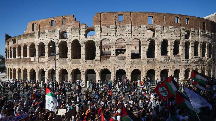 La guerra de Netanyahu contra Gaza despierta el movimiento antibelicista italiano