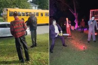 Homeowner Captures Neighborhood Kids’ Hilarious Reaction to Her Halloween Decorations in Viral Video (Exclusive)