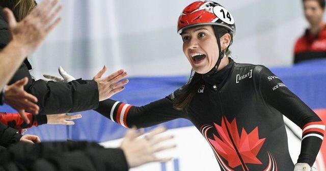 Sarault strikes gold again at Short Track World Tour in Montreal