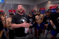John Schneider drops all-time line right before Toronto Blue Jays champagne celebration