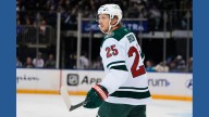 Yurov scores tiebreaking goal in 3rd period for first NHL goal as Wild beat Rangers 3