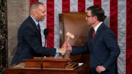 Jeffries challenges Johnson to primetime debate about shutdown