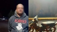 Detienen a hombre con motocicleta robada en Silao