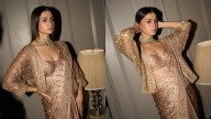 Alia Bhatt Wears 30-Year-Old Silk Saree;  Rhea Kapoor Calls It 'Piece Of Fashion History, Preserved In Thread'