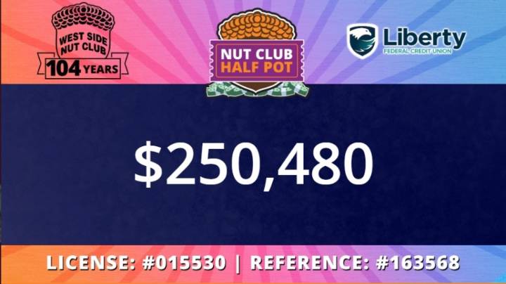 West Side Nut Club Half Pot passes $250K