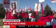 WATCH: District 11 teachers on strike