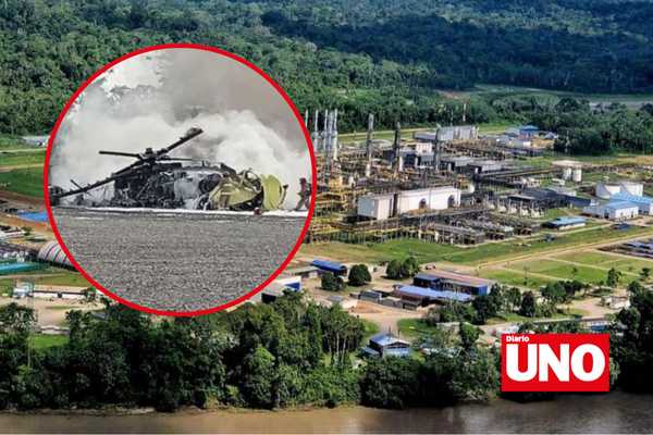 Tres muertos al caer helicóptero en planta de gas de Cusco