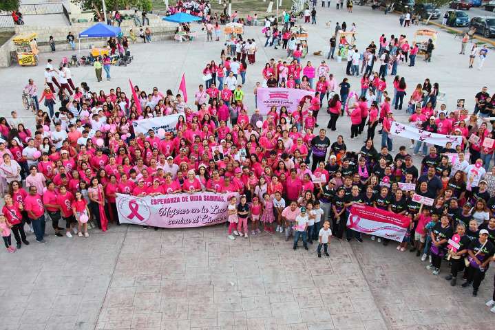 Sabinas late en rosa, ahora contigo y por ti