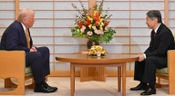 El presidente estadounidense Donald Trump aterrizó en Tokio