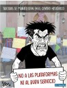TAXISTAS SE MANIFIESTAN EN EL CENTRO