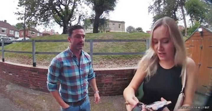Ring doorbell catches moment woman uses corkscrew to try to lock front door