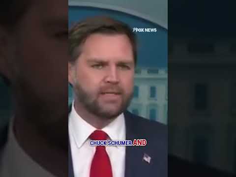 JD Vance: Our troops aren't getting paid because of the Chuck Schumer wing of the Dem Party #shorts