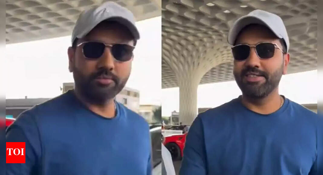 Watch: After losing lot of weight, Rohit Sharma leaves for Delhi to join Shubman Gill