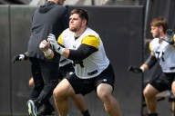 Zach Frazier returns to Steelers practice with nagging calf injury