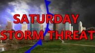 Houston braces for thunderstorms with the chance for powerful winds.