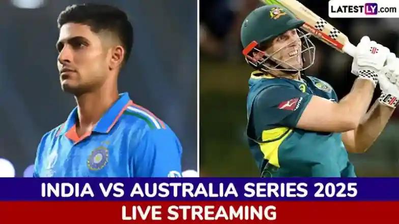 Cricket On Which Channel India vs Australia 2025 Live Telecast in India Will Be Available? How To Watch IND vs AUS ODI and T20I Cricket Matches Free Live Streaming Online?