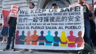 Protestas en contra de agentes federales en Embarcadero en San Francisco