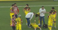 Isaías Violante se rompe en el América vs Chivas y las imágenes son desgarradoras; un lesionado más para Jardine