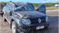 Ruta 18: una camioneta que llevaba un tráiler despistó y volcó