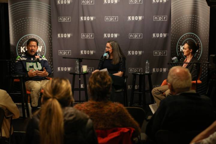 Seattle Mayor Bruce Harrell, challenger Katie Wilson spar over homelessness policy