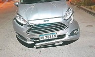 Delivery al hospital con golpes tras violento choque con auto