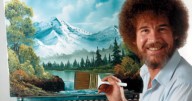 ¡Felices trazos! Subastarán pinturas de Bob Ross para apoyar televisión pública