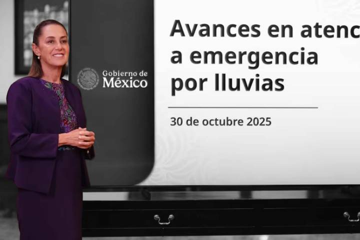 Tras lluvias, 90 mil familias han recibido apoyos de 20 mil pesos, informa Sheinbaum