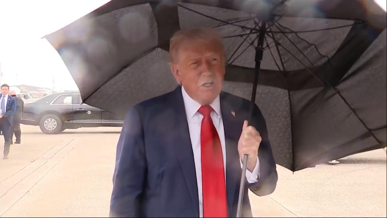Trump heads to the Mideast for ceasefire deal, warns Russia he may send Ukraine long