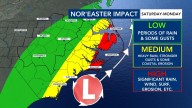 Nor'Easter likely to bring more impacts to North Carolina's already