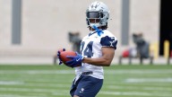 Do Cowboys RB Jaydon Blue’s blue Louis Vitton practice cleats mean he’s playing?