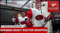 The Carolina Hurricanes Drop Opening Night Roster Names